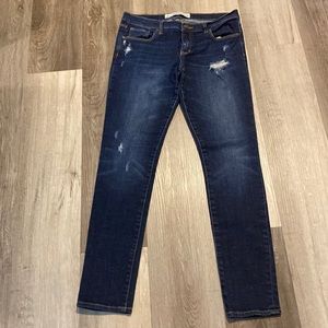 Abercrombie & Fitch womens distressed blue jeans size 8 regular W29 L31